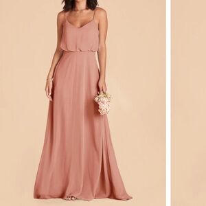 Birdy Grey Gwennie Bridesmaid Dress, Chiffon Dusty Rose